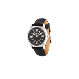Horlogeband Fossil BQ1138 Leder Zwart 22mm